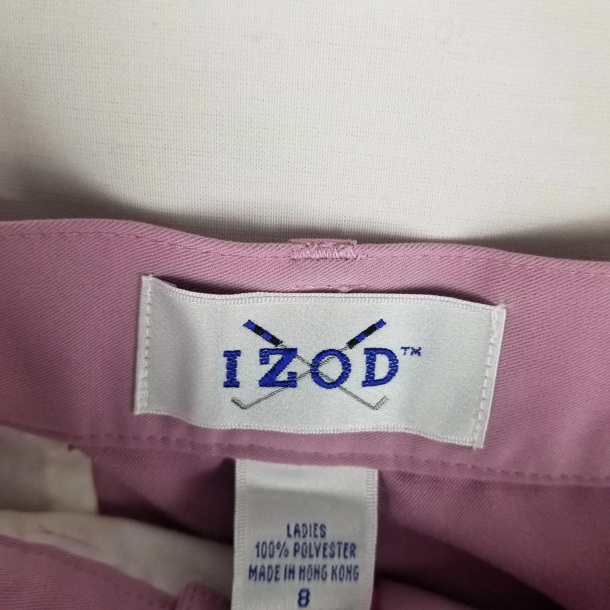 00's Pink Pastel High Waist Golf Shorts by Izod