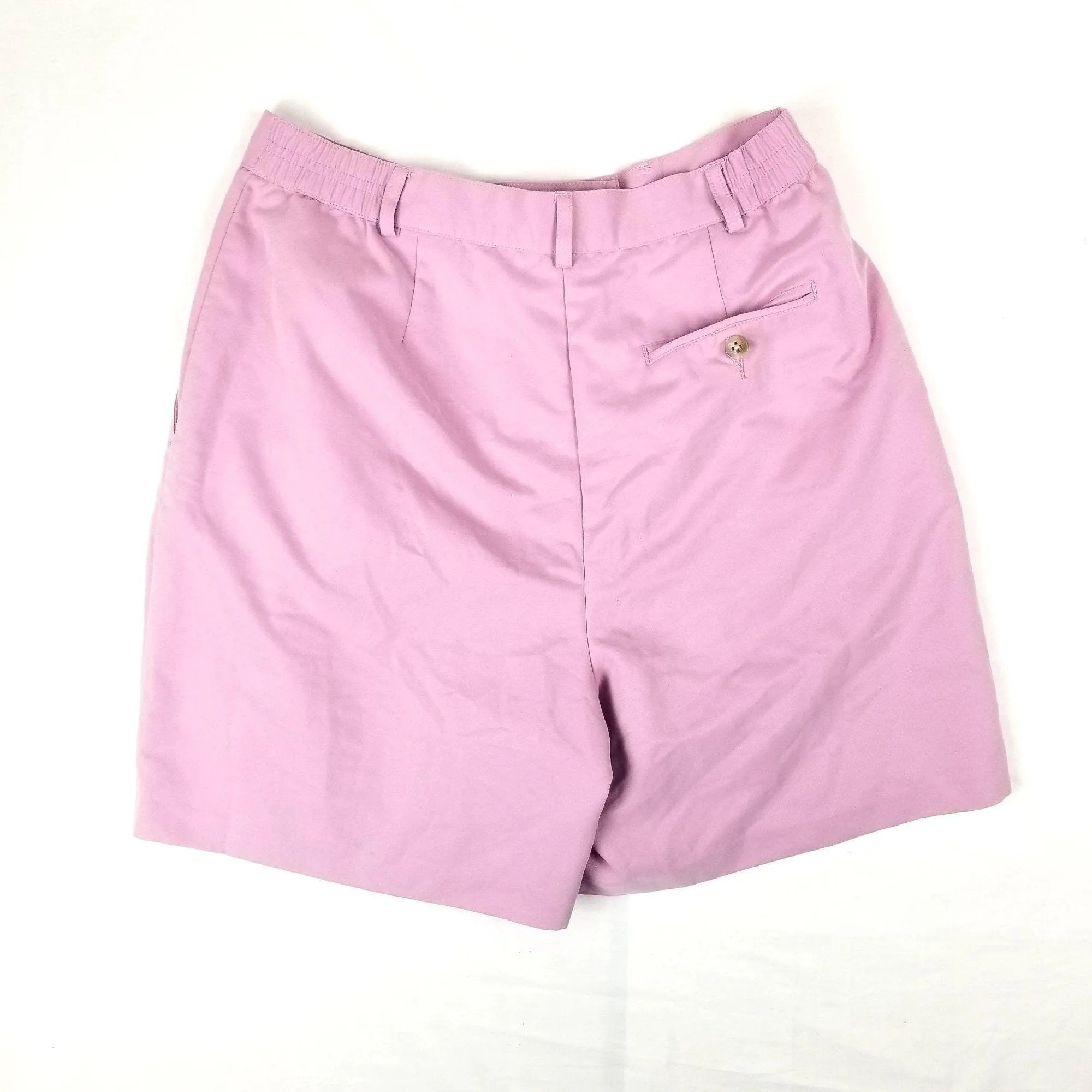 00's Pink Pastel High Waist Golf Shorts by Izod