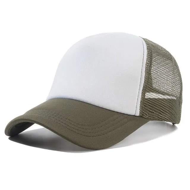 1 PCS Unisex Casual Plain Mesh Baseball Cap