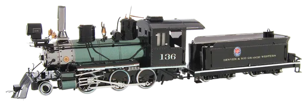 2-6-0 Locomotive Metal Model