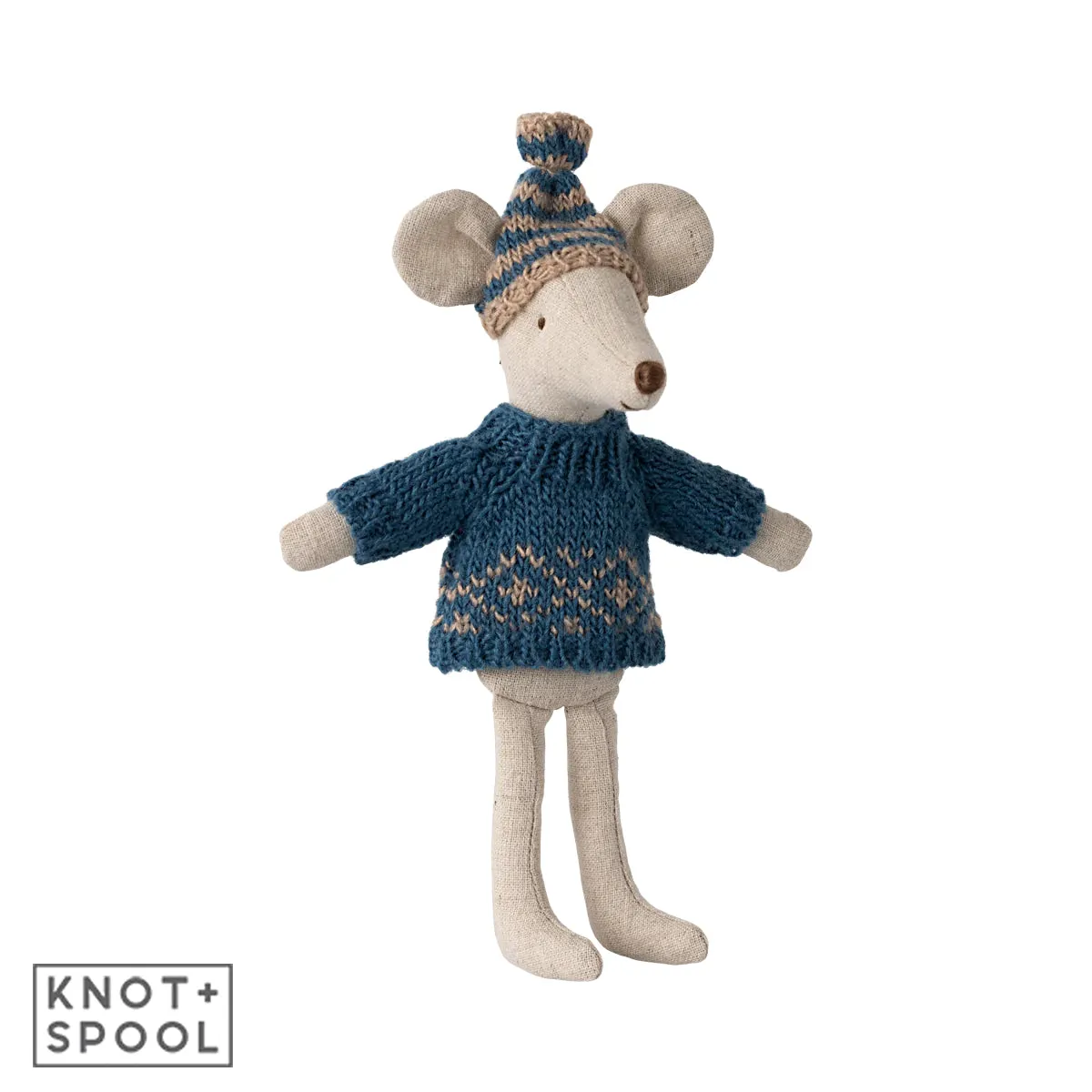 2024 Maileg Dad Mouse Knitted Sweater & Hat