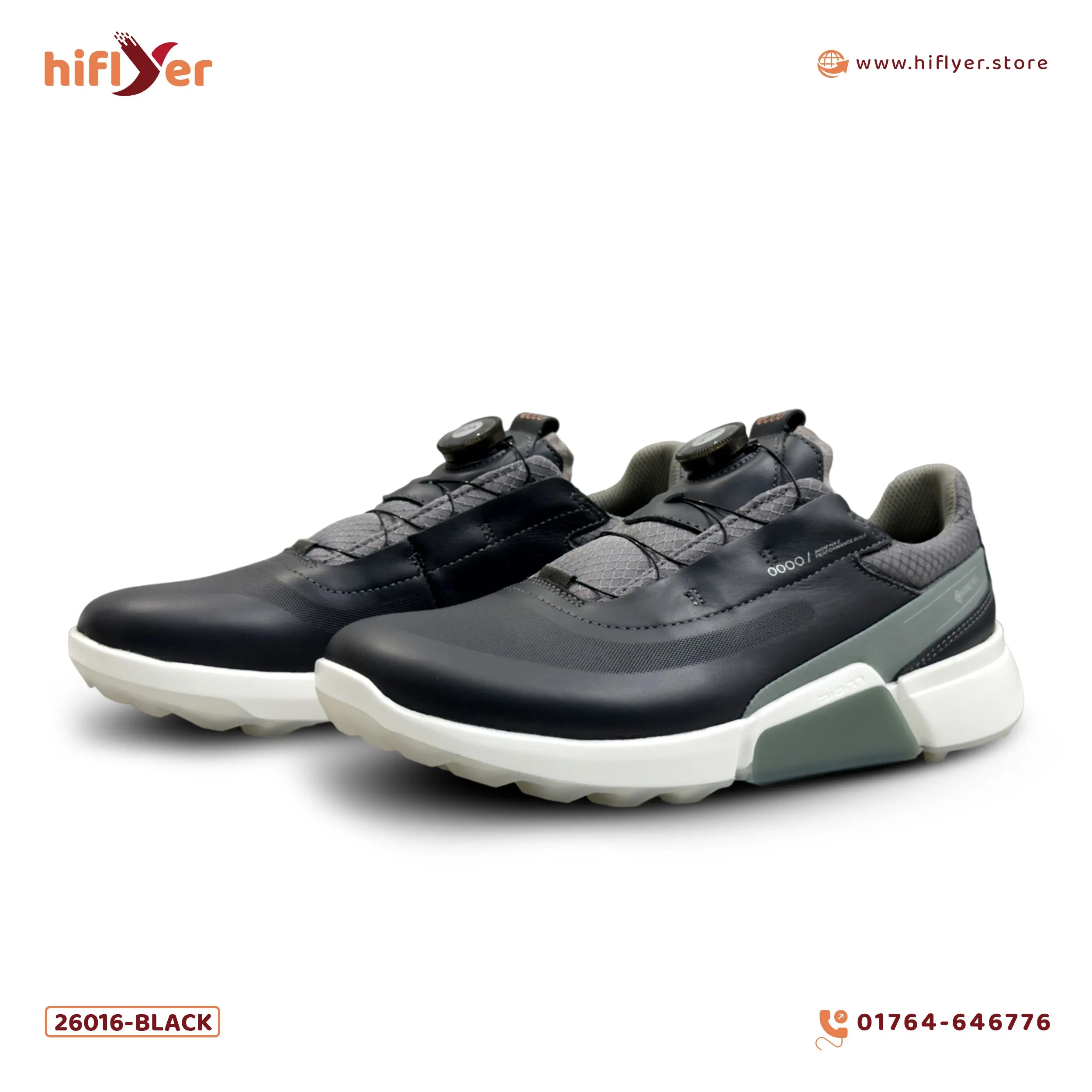 26016-Black Superior Sports Golf Sneakers For Men