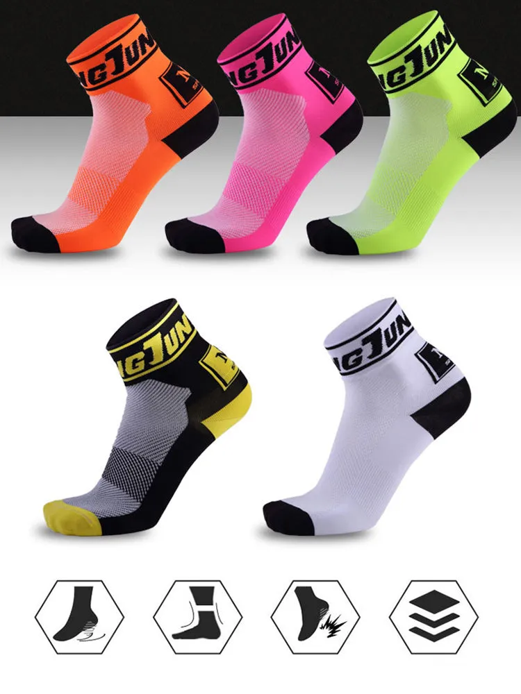 6 Pairs of Breathable Anti-friction Ankle Sports Socks