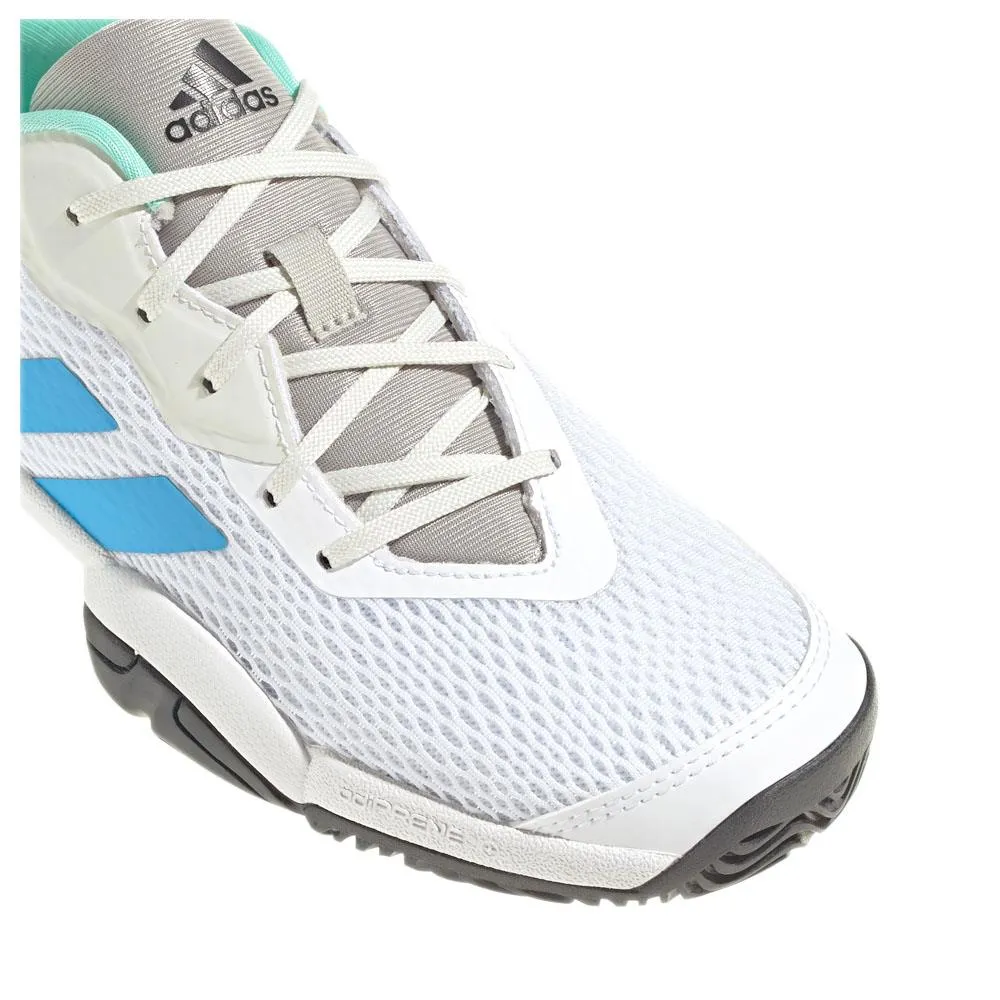 adidas Junior Barricade K - Cloud White/Pulse Blue