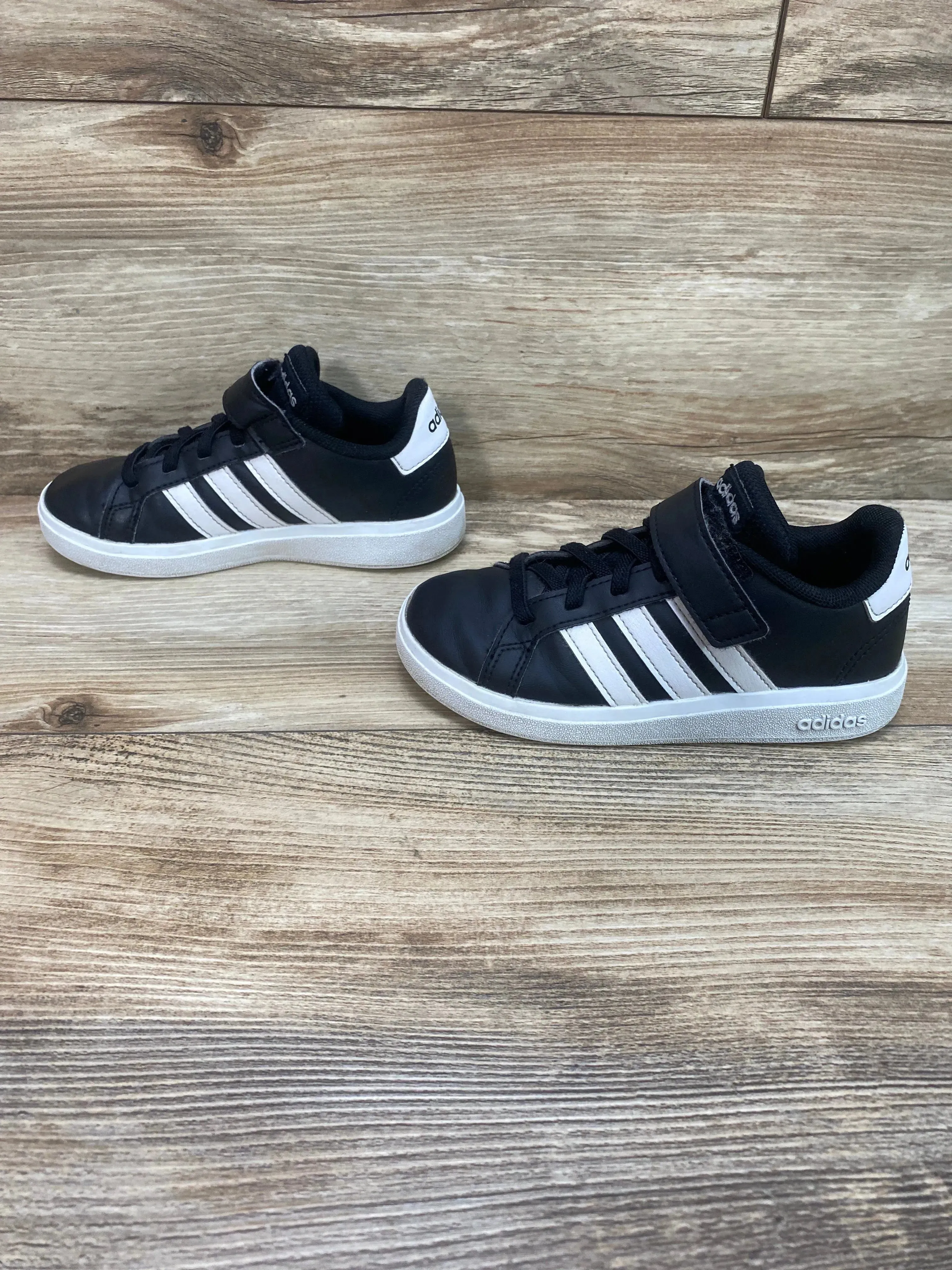 Adidas Kids' Grand Court 2.0 Tennis Shoe Black Sz 11c