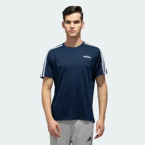 Adidas Men Sporty Round Neck 3-Stripes Training Tee