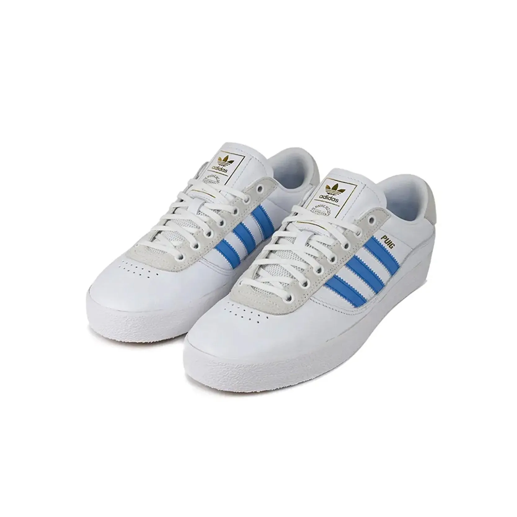 adidas Puig Indoor White/Bluebird/Gold