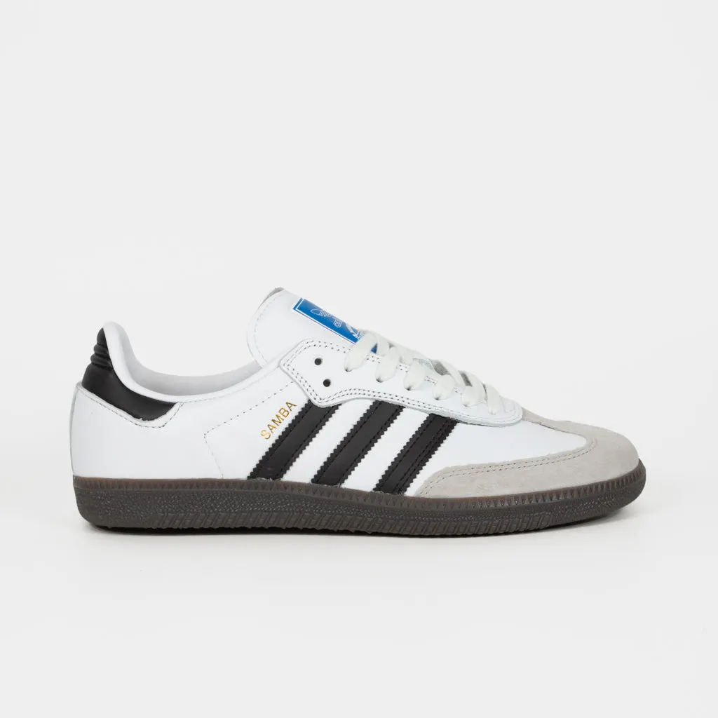 Adidas Skateboarding - Samba ADV Shoes - Footwear White / Core Black / Gum 5