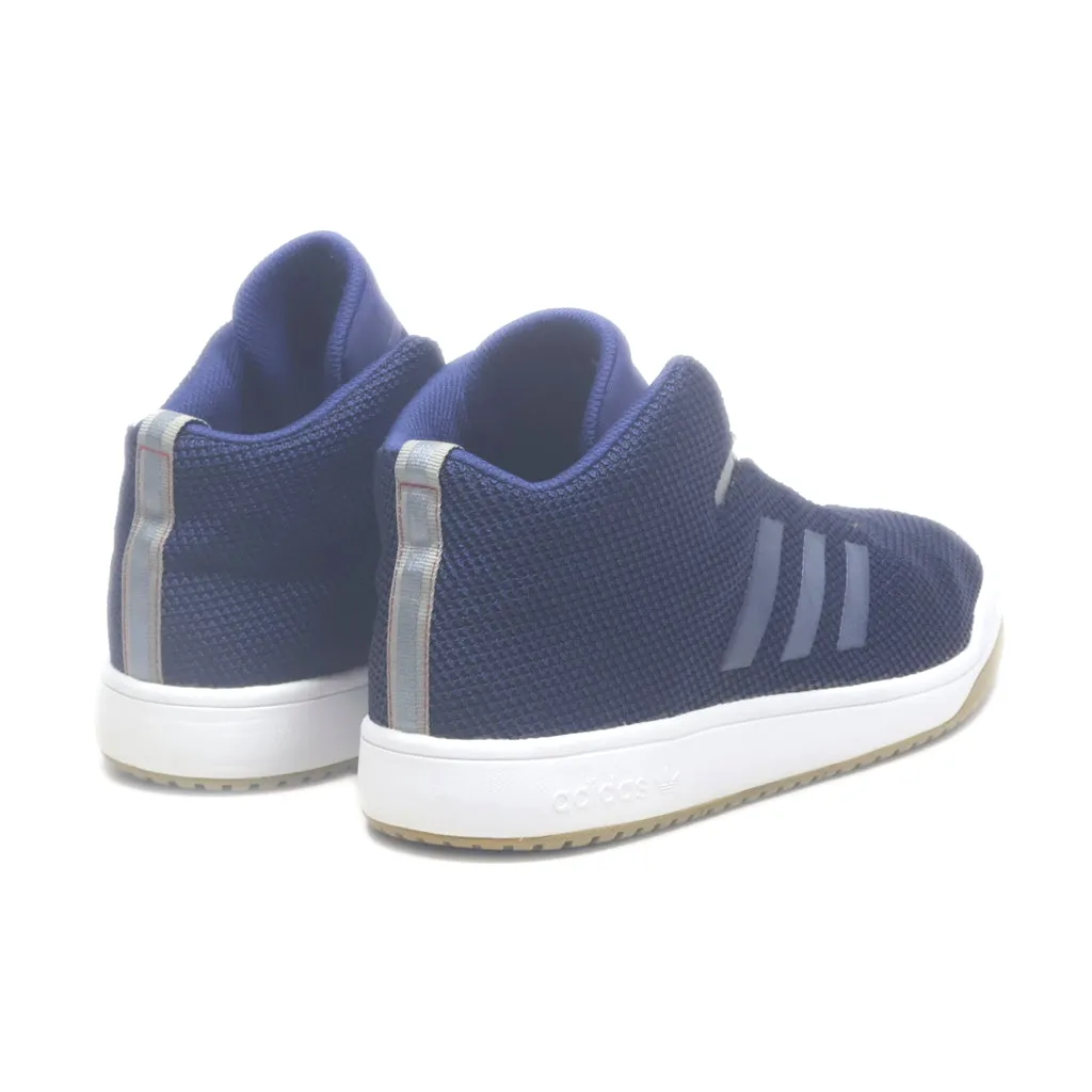 Adidas Veritas Mis High-Top Sneakers Fabric Blue Colour For Men