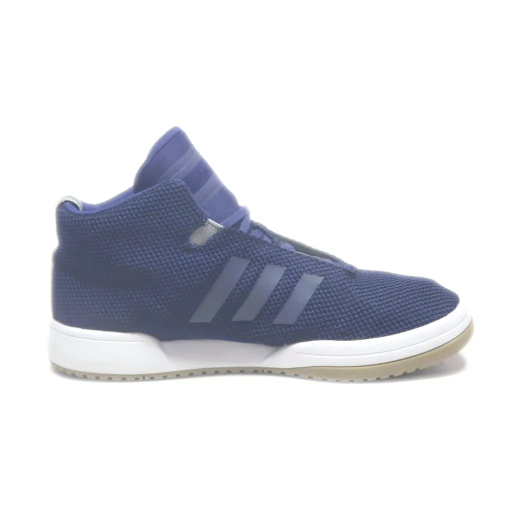 Adidas Veritas Mis High-Top Sneakers Fabric Blue Colour For Men