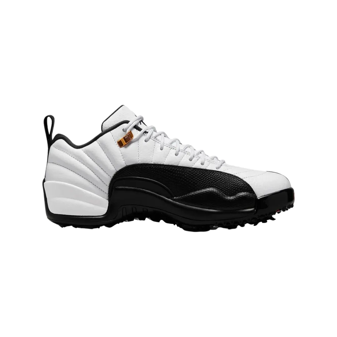 Air Jordan 12 Retro Low Golf Taxi White Black Taxi