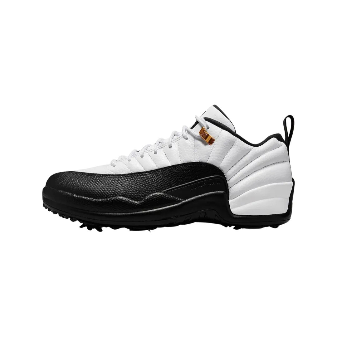 Air Jordan 12 Retro Low Golf Taxi White Black Taxi