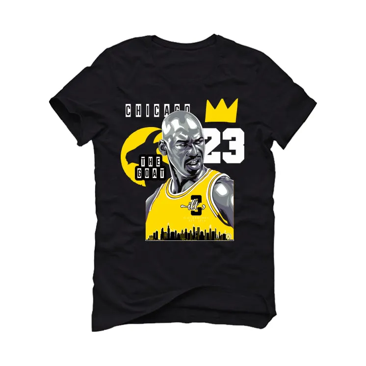 Air Jordan 4 "Thunder"| Illcurrency Black T-Shirt (Chicago King 23)