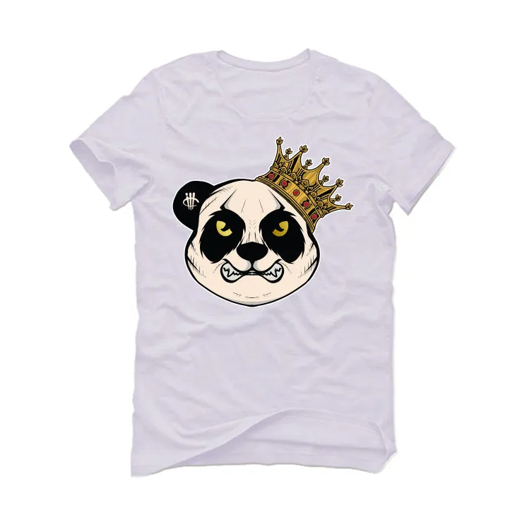 Air Jordan 4 WMNS “Metallic Gold” | illcurrency White T-Shirt (Panda King)