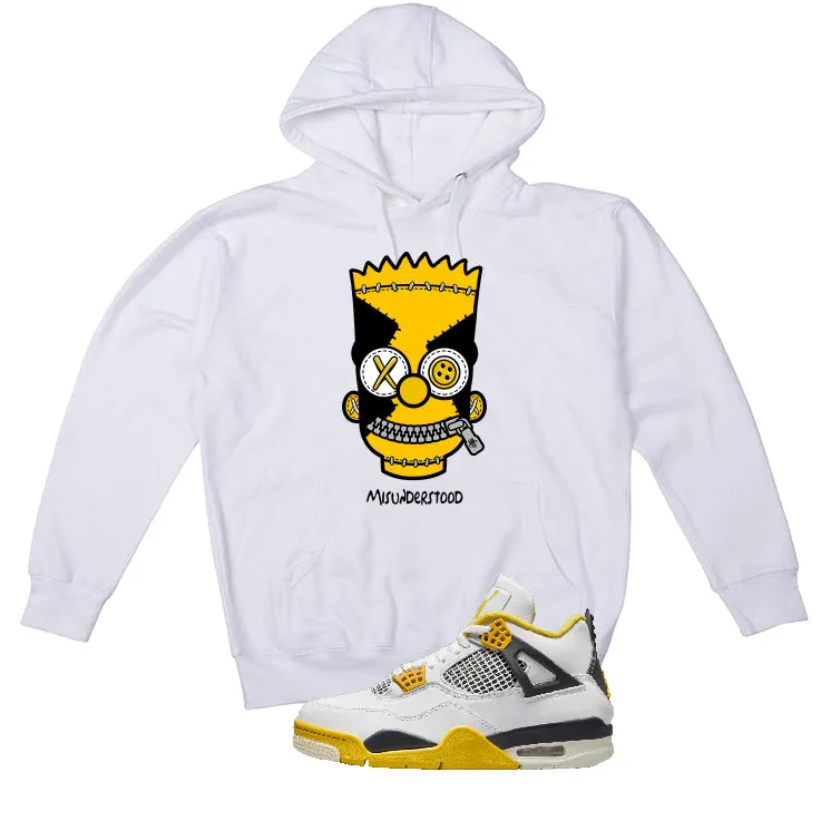 Air Jordan 4 WNNS “Vivid Sulfur” | illcurrency White T-Shirt (MISUNDERSTOOD)