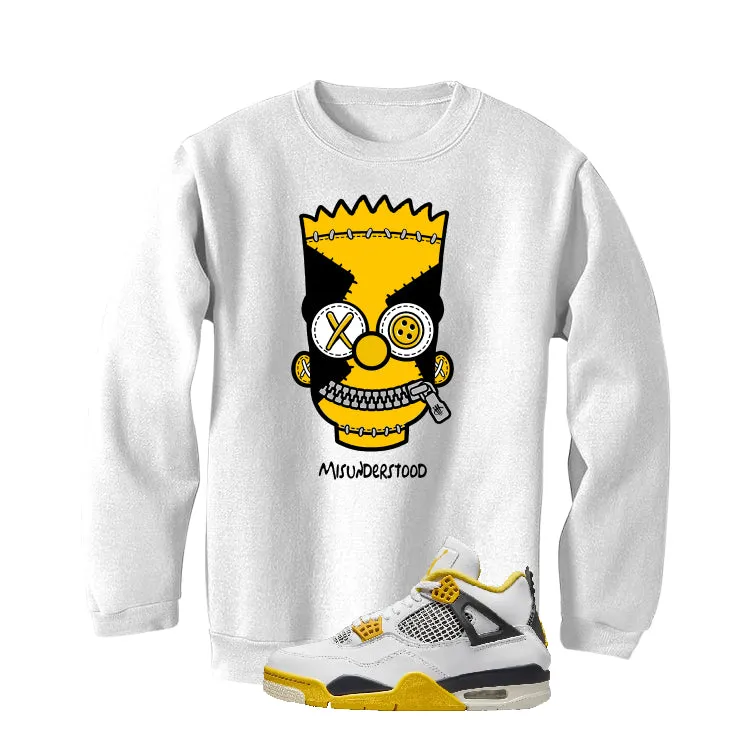 Air Jordan 4 WNNS “Vivid Sulfur” | illcurrency White T-Shirt (MISUNDERSTOOD)