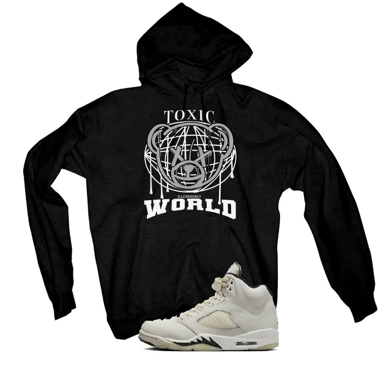 Air Jordan 5 SE “Sail” | illcurrency Black T-Shirt (Toxic World)