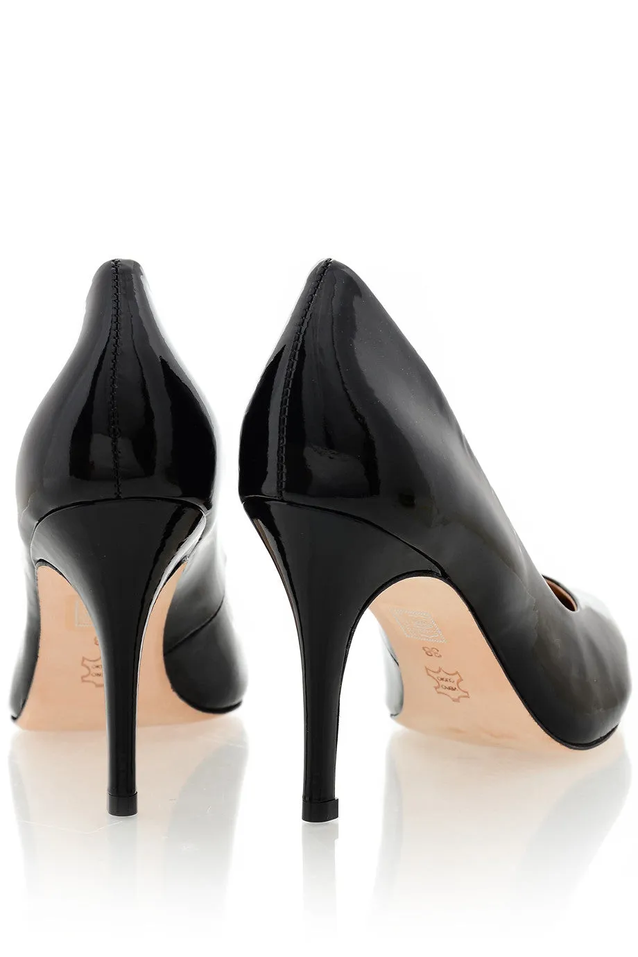 ALDITH Black Patent Leather Pumps