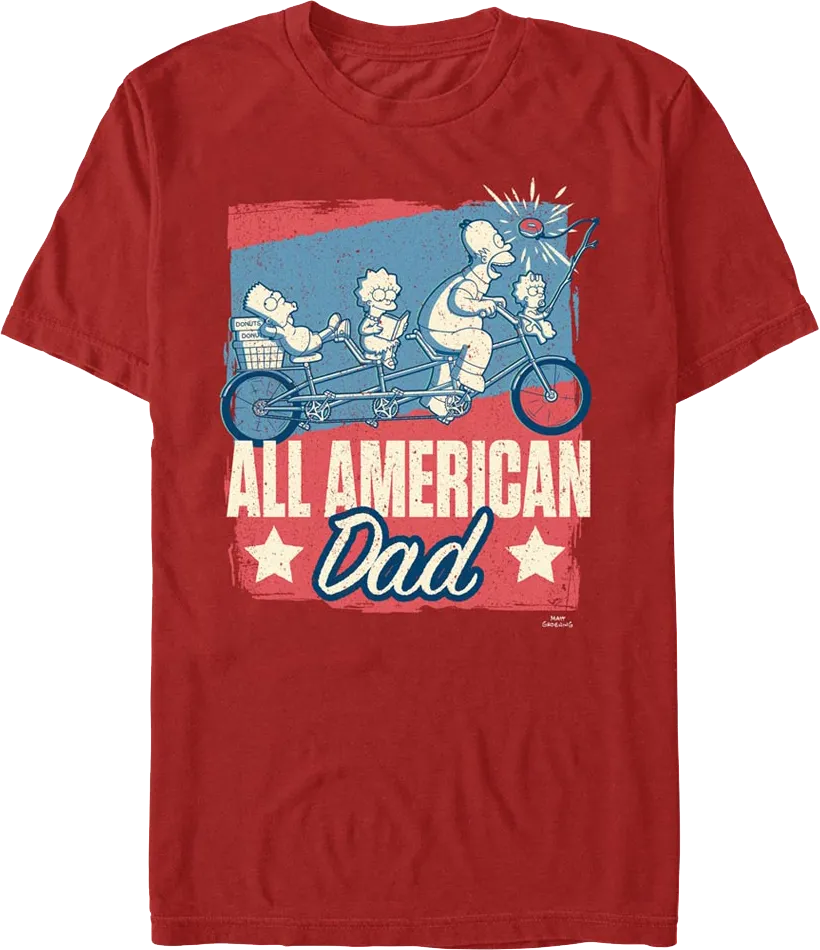 All American Dad The Simpsons T-Shirt