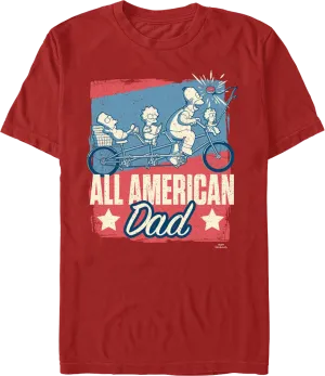 All American Dad The Simpsons T-Shirt