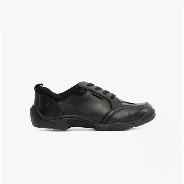 ALVIN Boys Leather Lace-Up Shoes Black