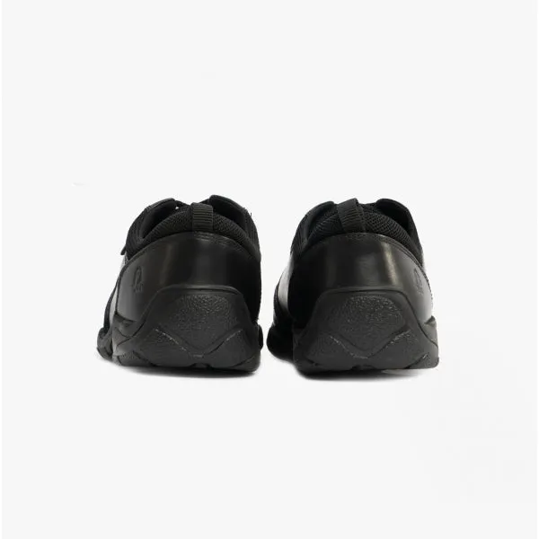 ALVIN Boys Leather Lace-Up Shoes Black