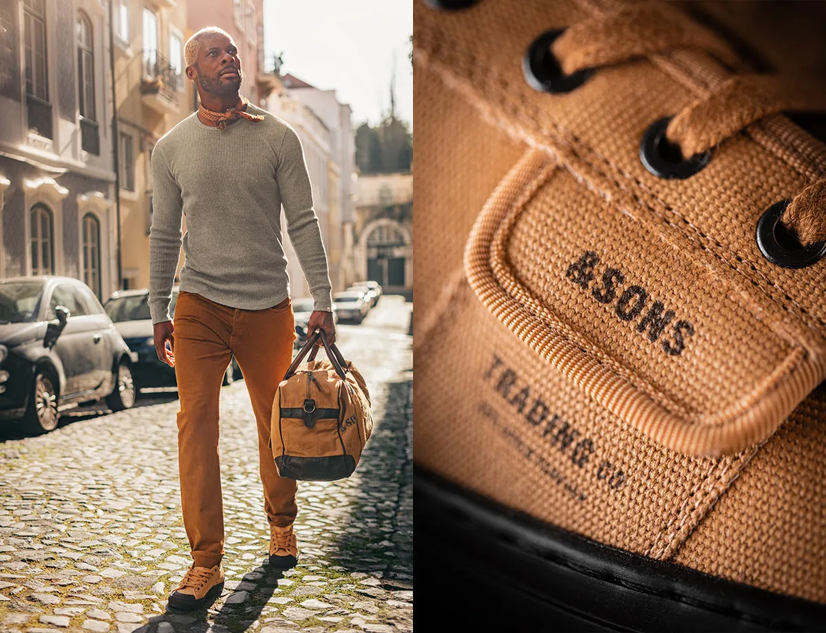 &SONS Baseline Tan Low Top