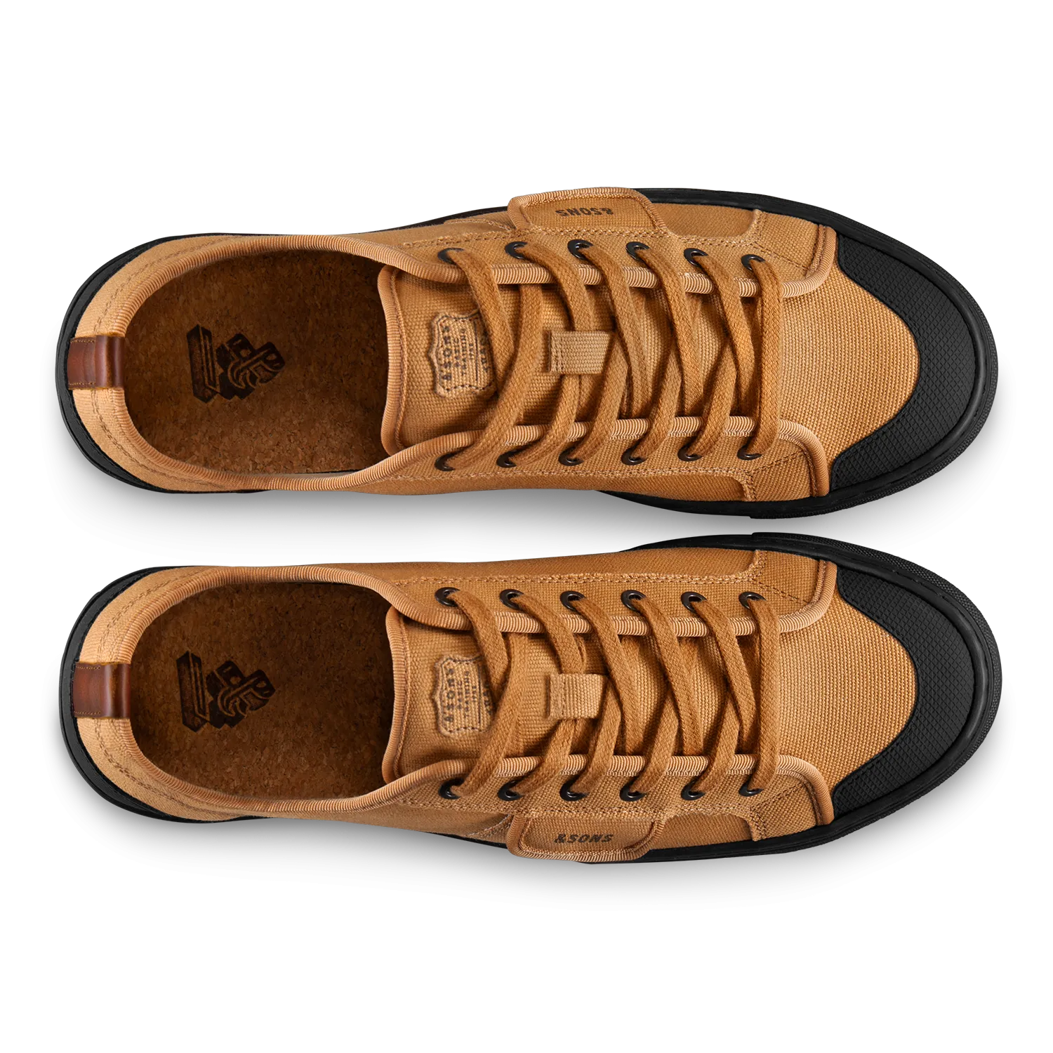 &SONS Baseline Tan Low Top