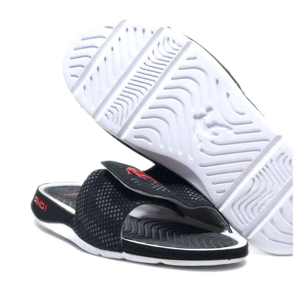 And1 Sliders Fabric Black Colour For Men