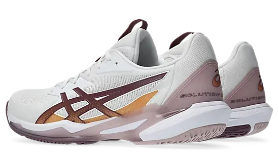 Asics Solution Speed FF 3 Women's Tennis Shoe White/Dusty Mauve