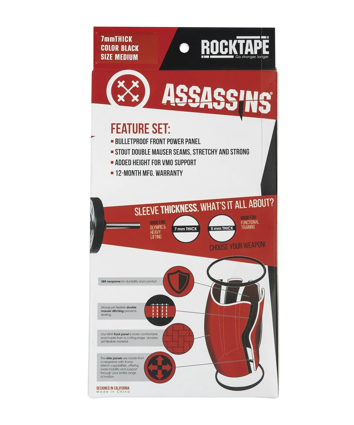 Assassins 7mm Knee Sleeves