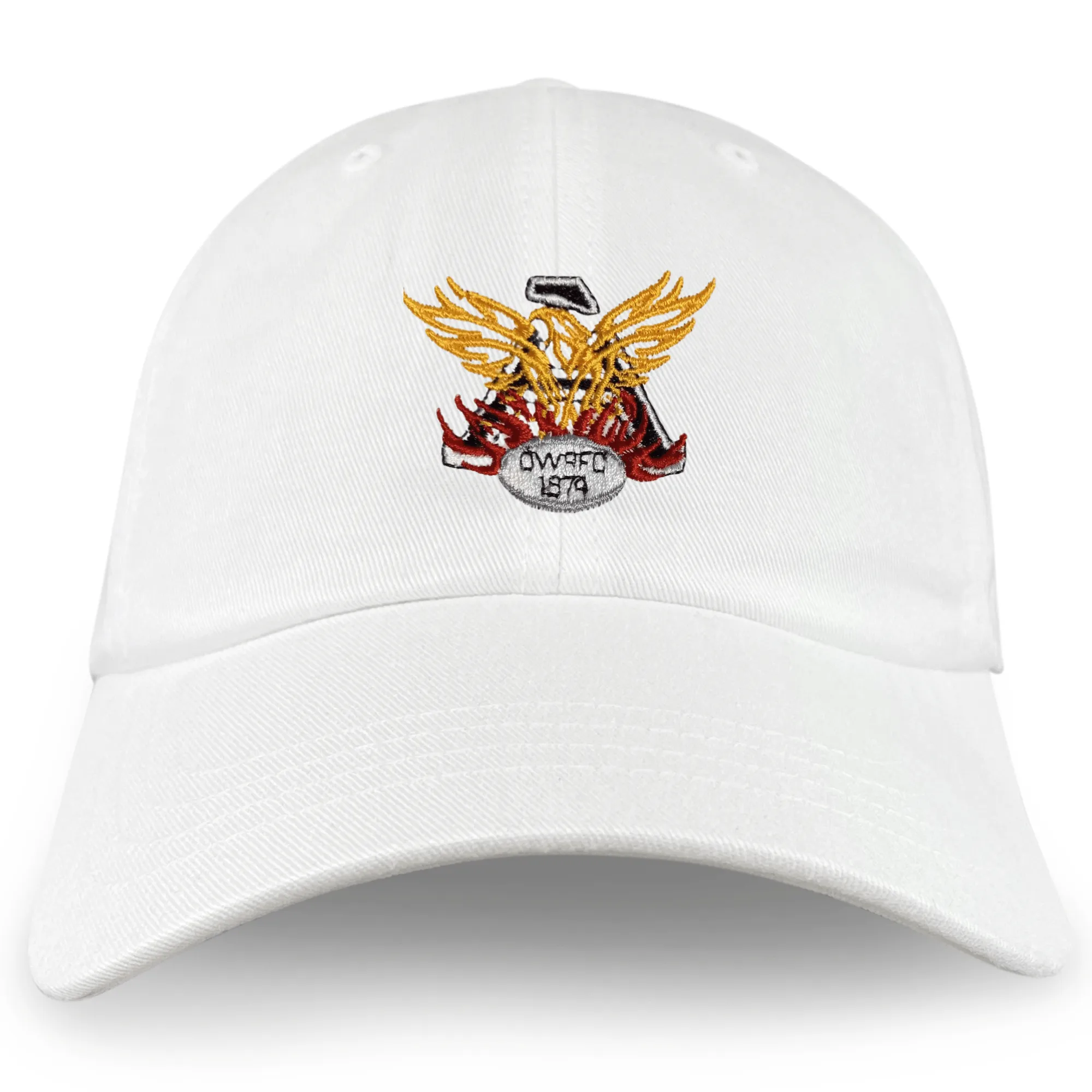 Atlanta Old White Rugby Adult Low-Profile Cotton Twill Dad Cap