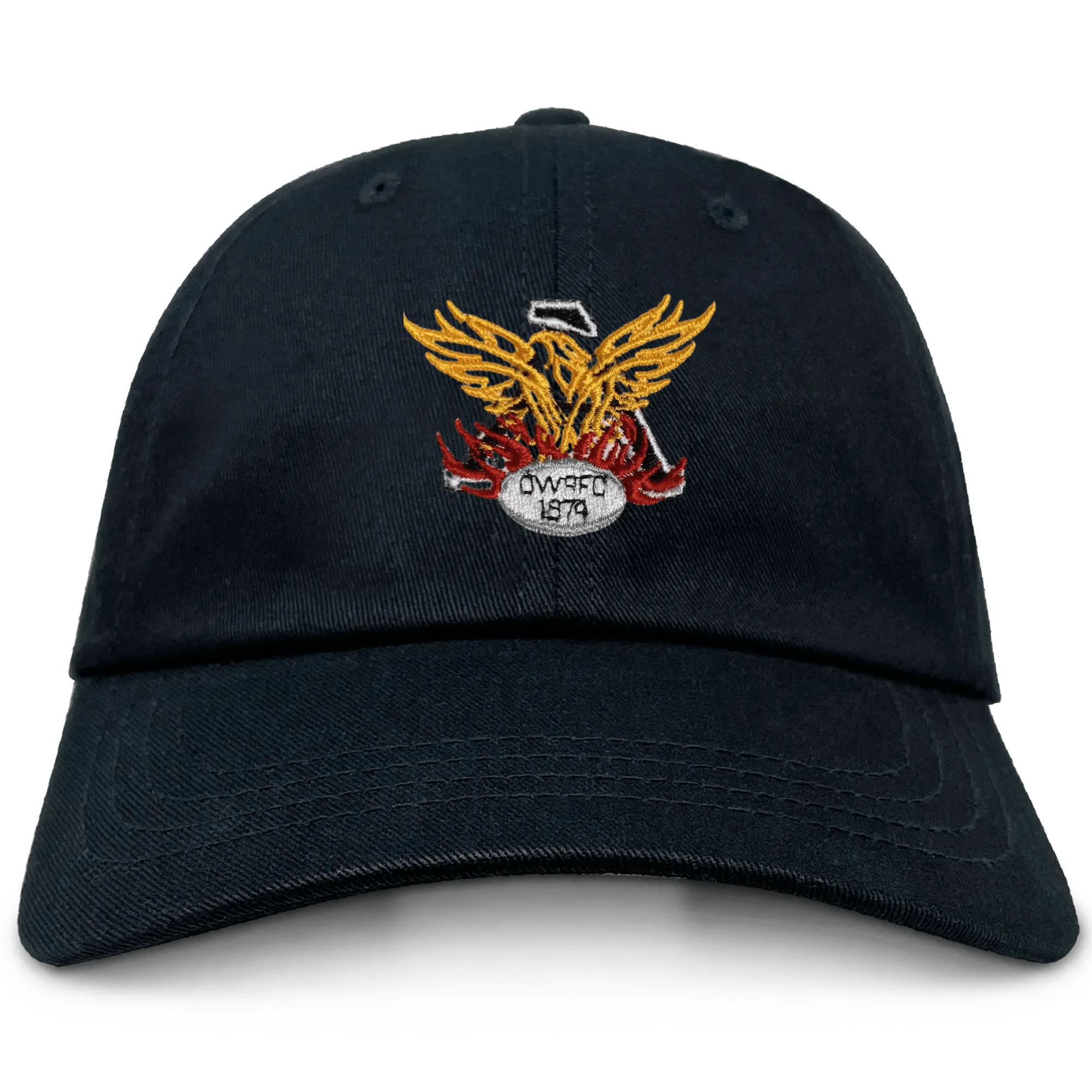 Atlanta Old White Rugby Adult Low-Profile Cotton Twill Dad Cap