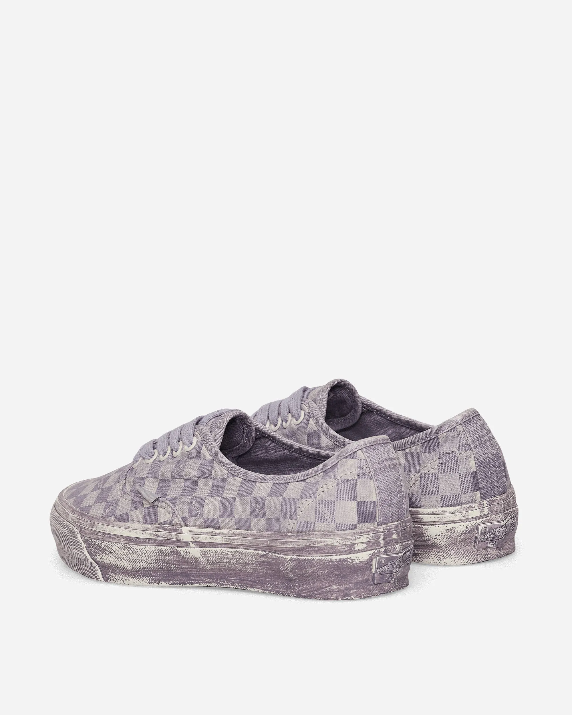 Authentic LX Reissue 44 Dip Dye Checkerboard Sneakers Lavender Gray