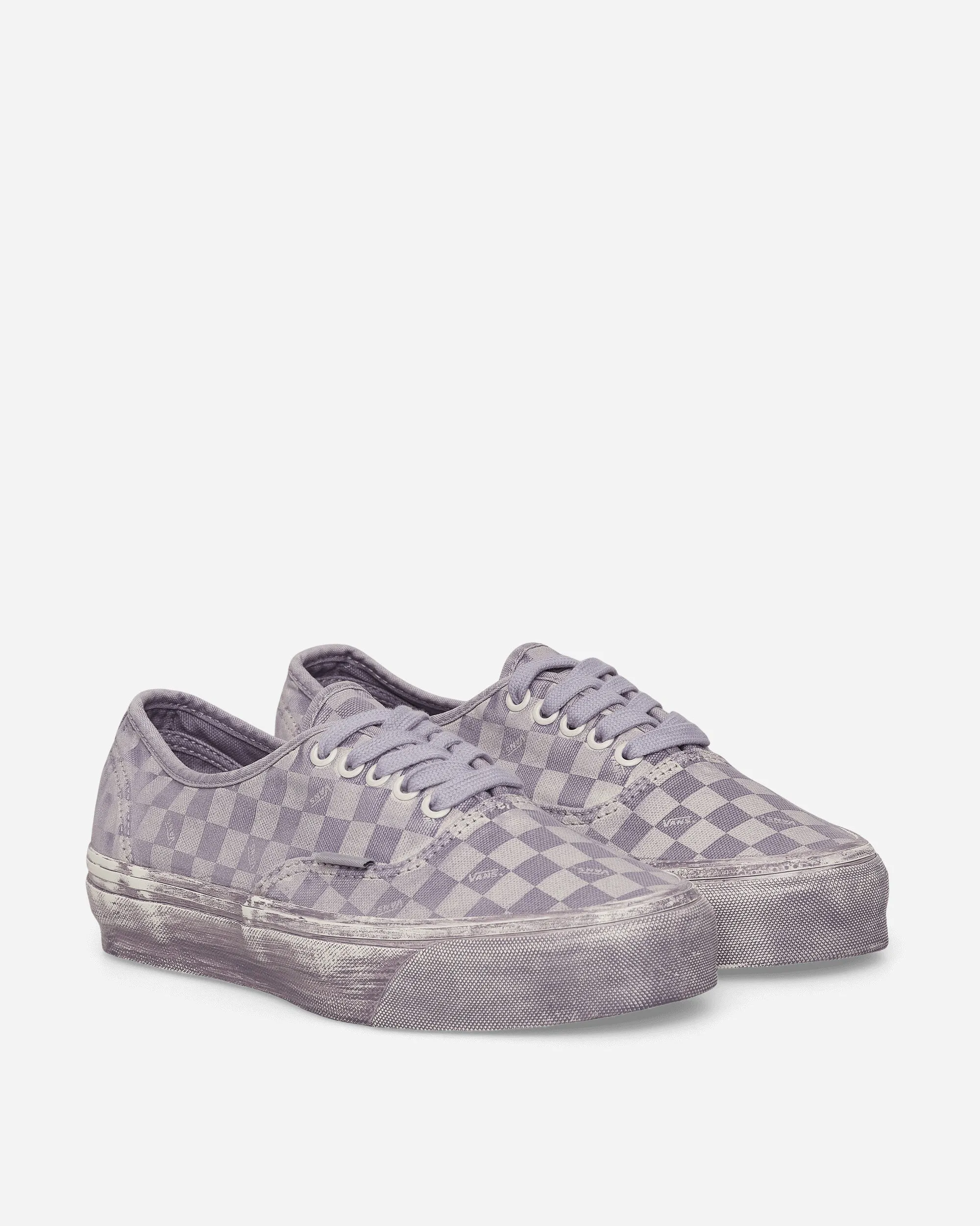 Authentic LX Reissue 44 Dip Dye Checkerboard Sneakers Lavender Gray