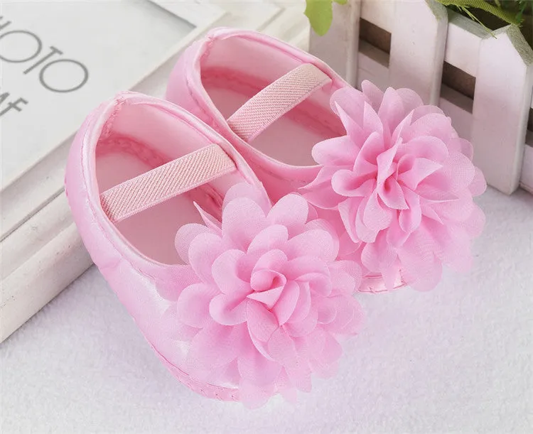 Baby Girl Shoes First Walkers Lace Floral Newborn Baby Shoes Princess Infant Toddler Baby Shoes for Girls Party