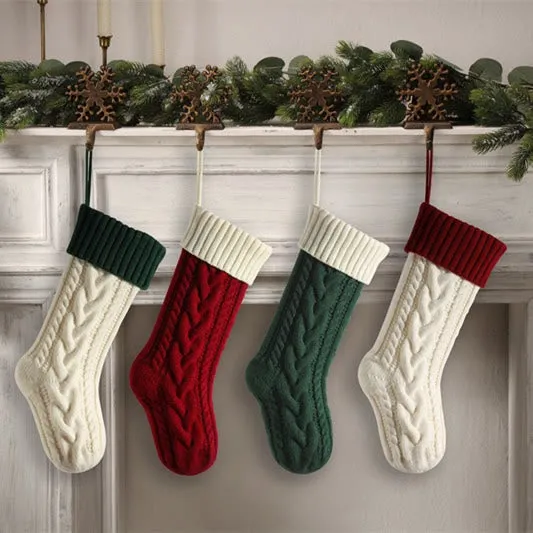 Baby Knitted Christmas Holiday Accessories Socks