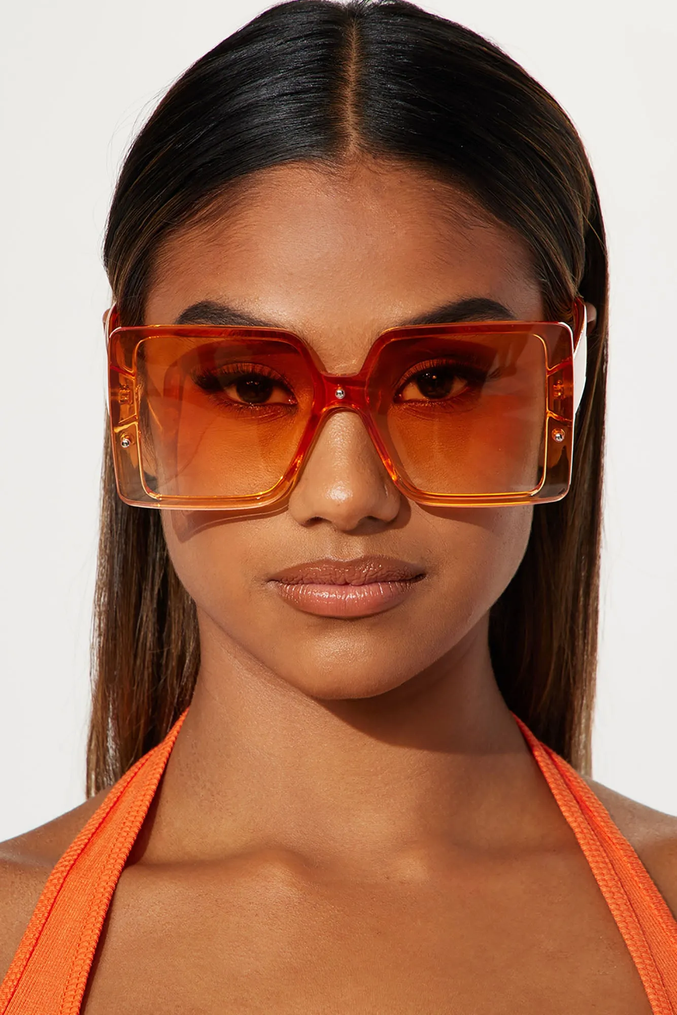 Beach Club Vibes Sunglasses - Orange