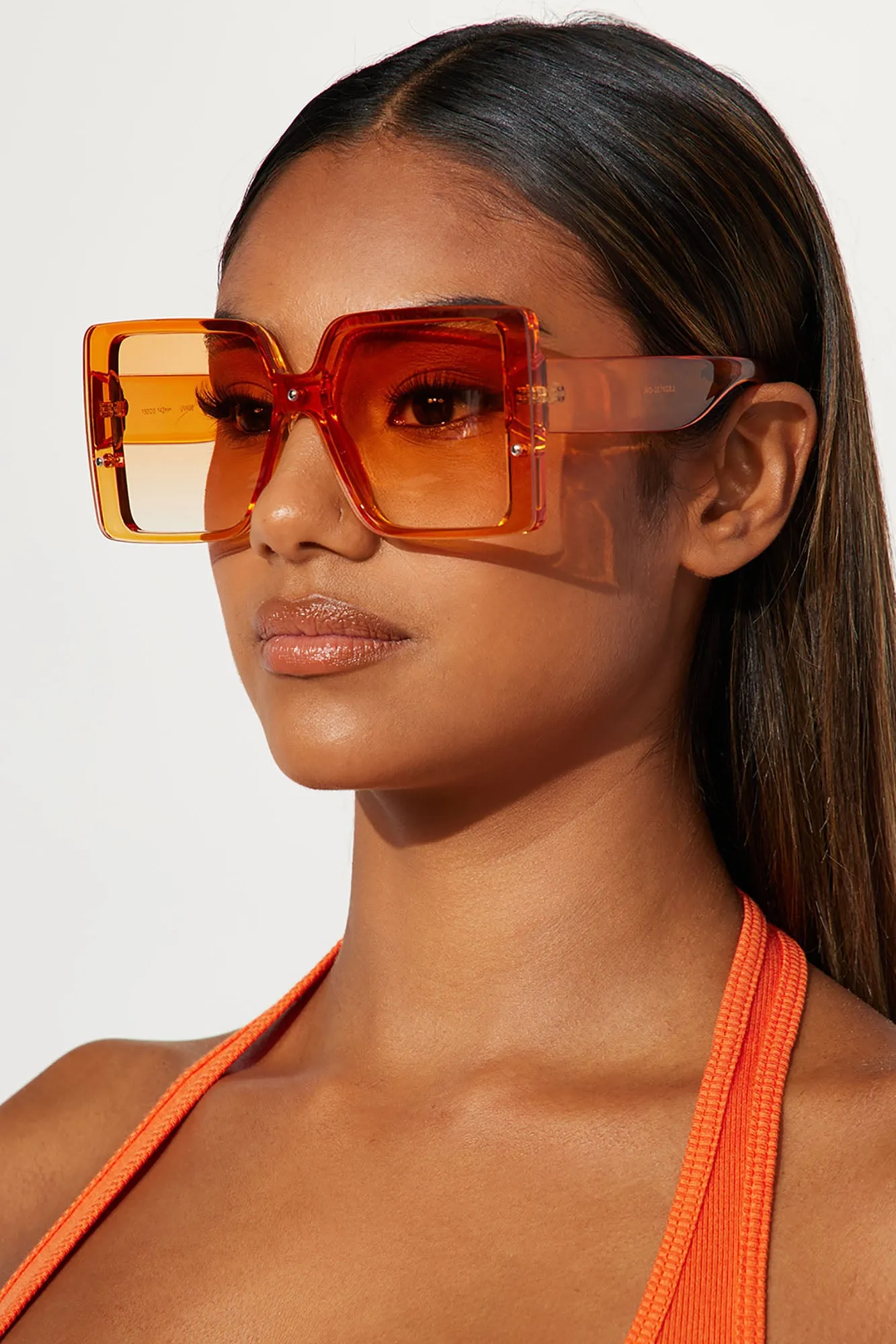 Beach Club Vibes Sunglasses - Orange