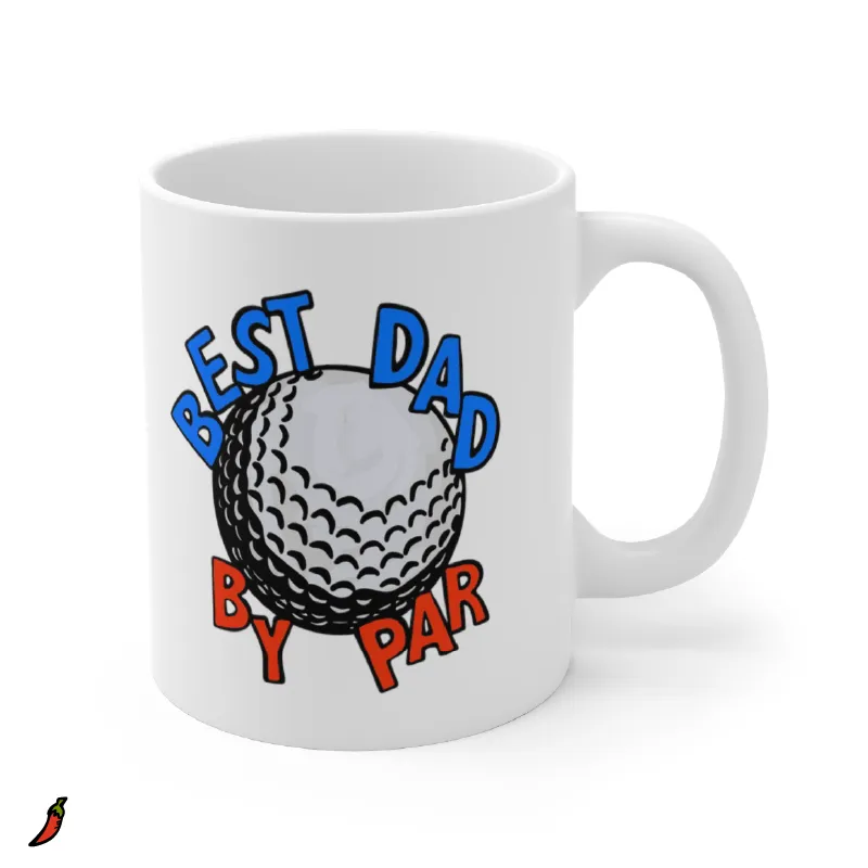 Best Dad By Par Ball ⛳ – Coffee Mug