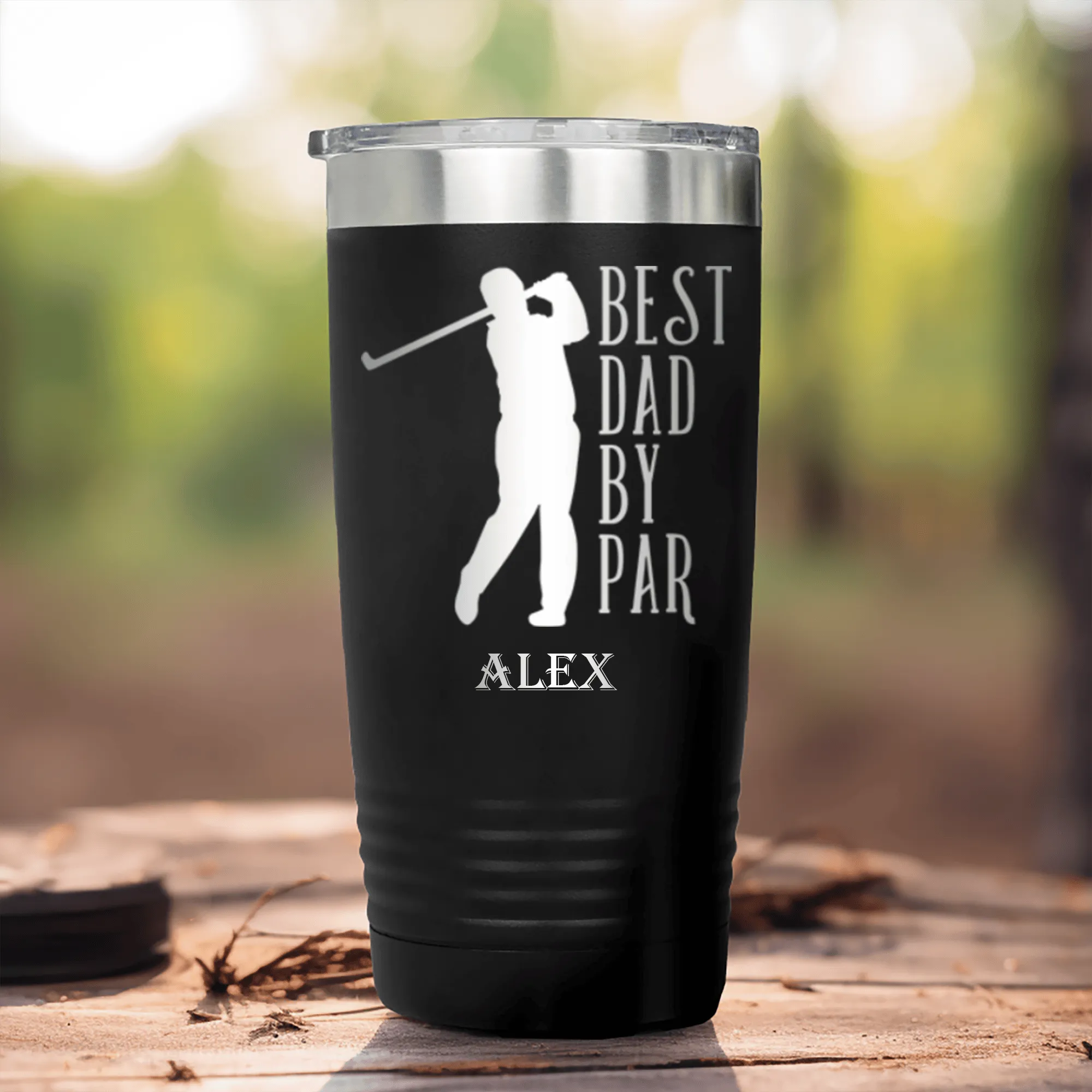 Best Dad By Par Tumbler