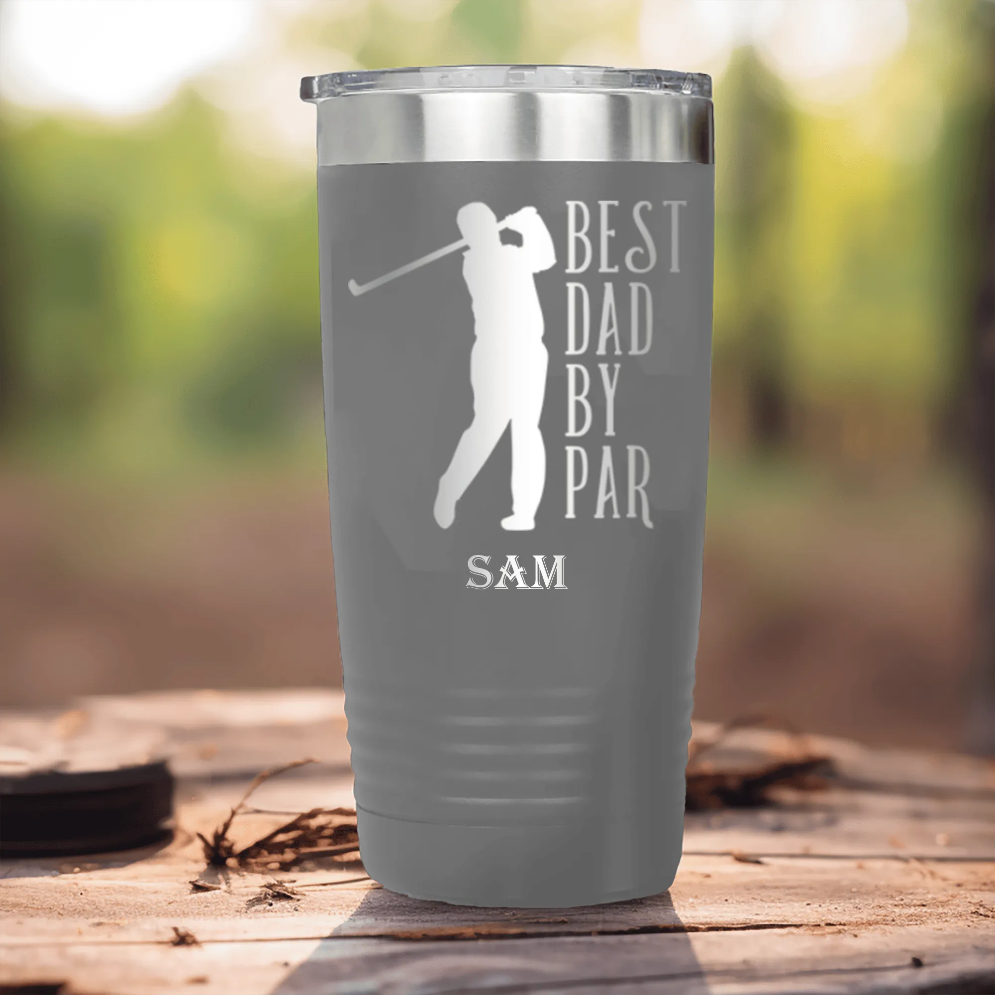 Best Dad By Par Tumbler