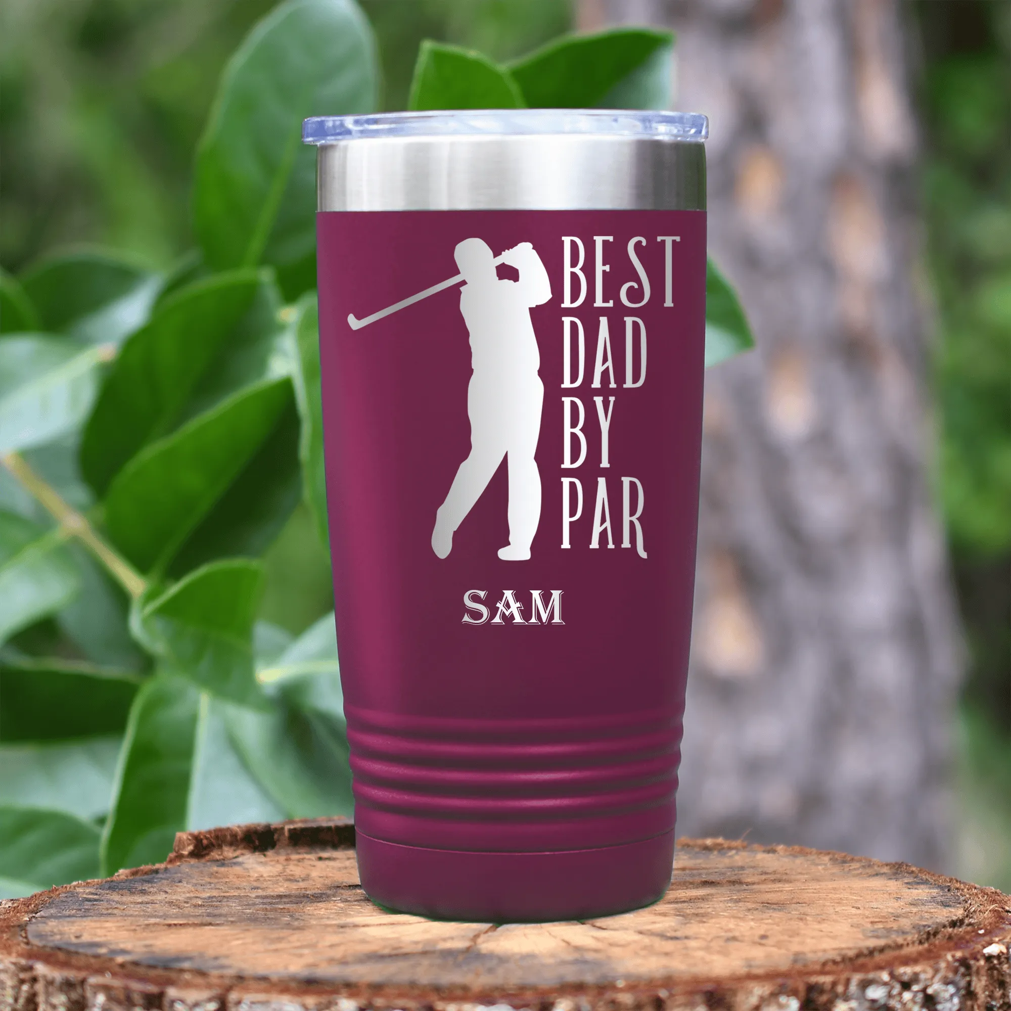 Best Dad By Par Tumbler