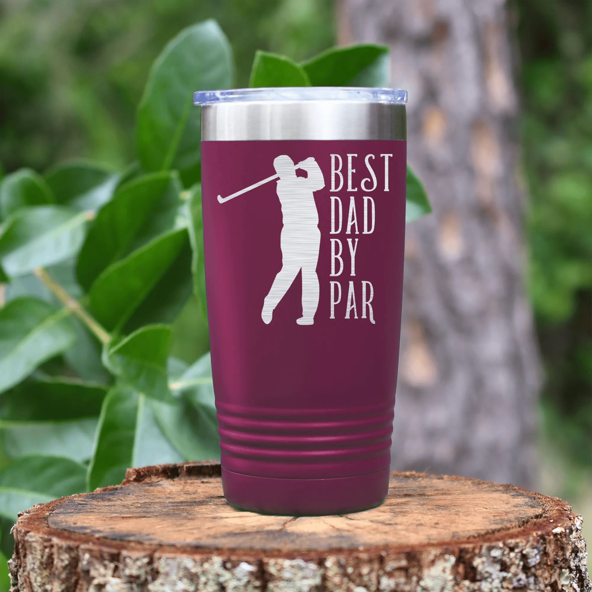 Best Dad By Par Tumbler