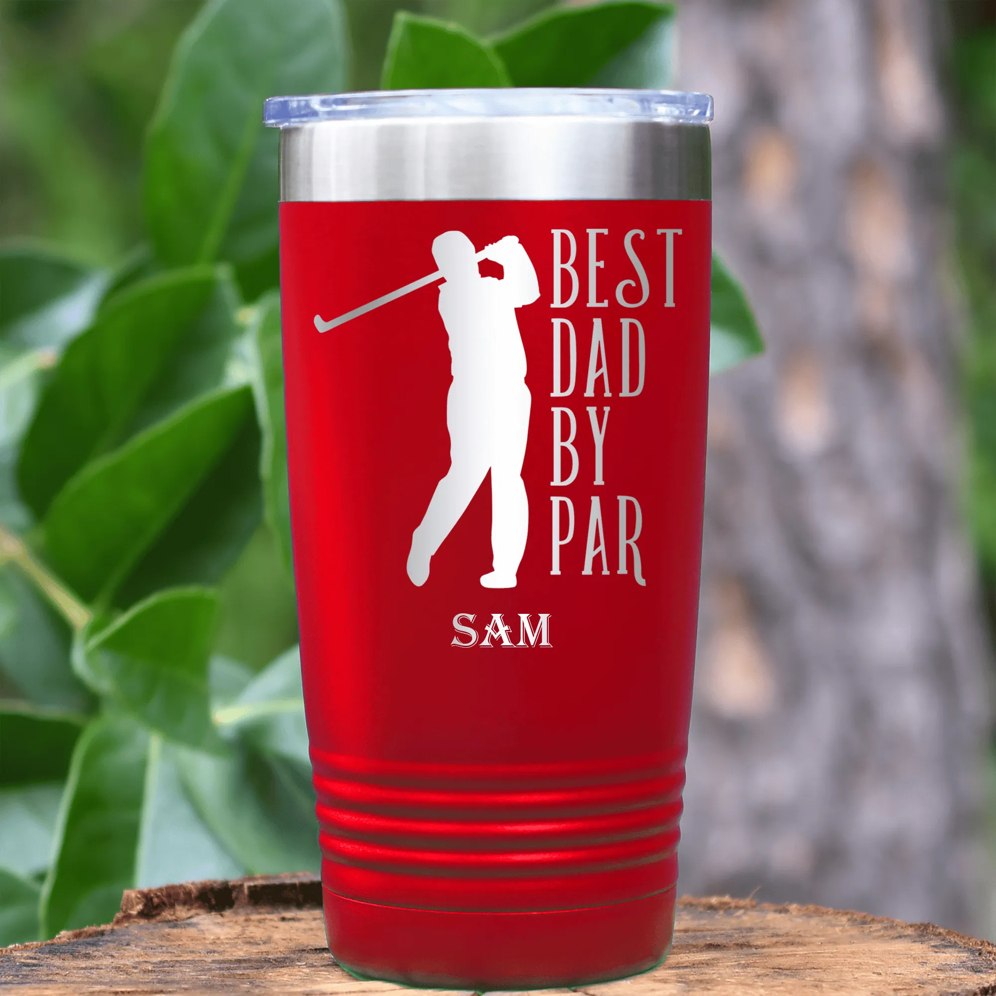 Best Dad By Par Tumbler