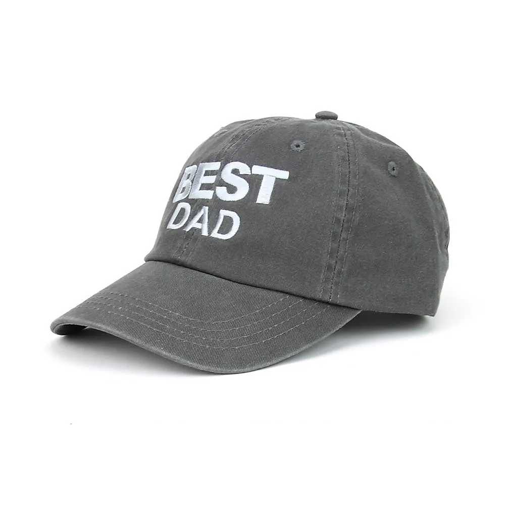 Best Dad Dyed Cotton Twill Cap