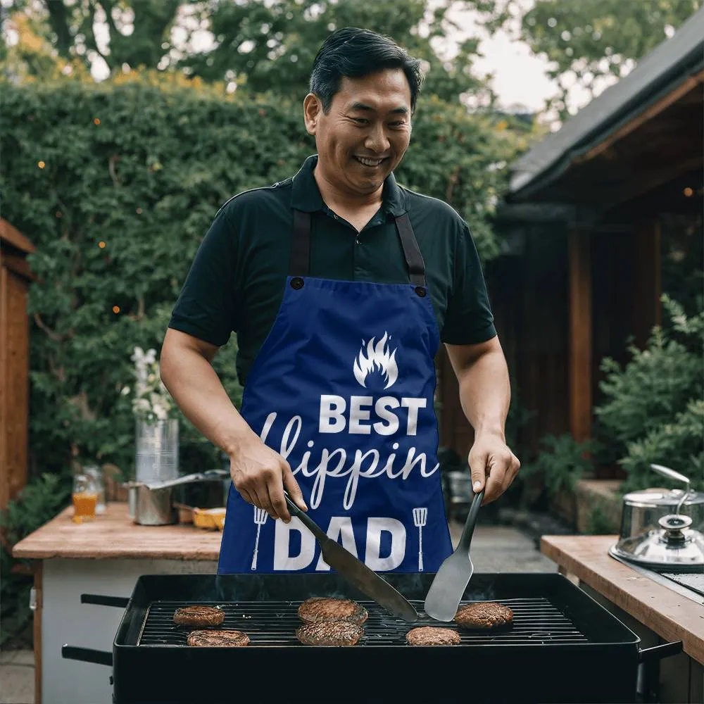 Best Gift For Dad The Custom Cooking Apron Best Flippin Dad