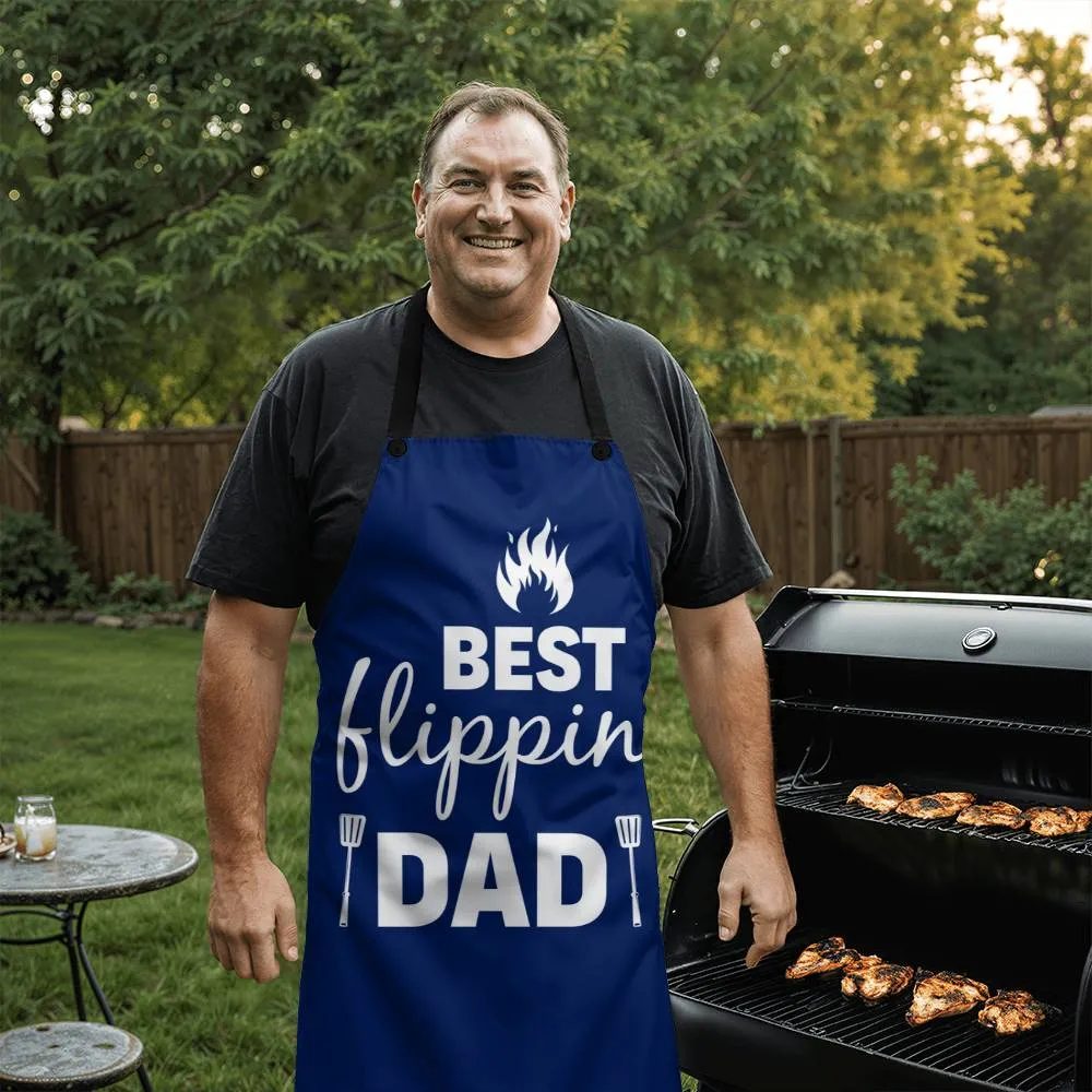 Best Gift For Dad The Custom Cooking Apron Best Flippin Dad