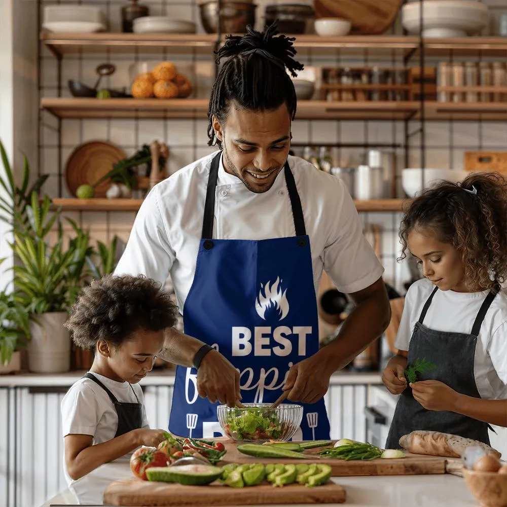 Best Gift For Dad The Custom Cooking Apron Best Flippin Dad