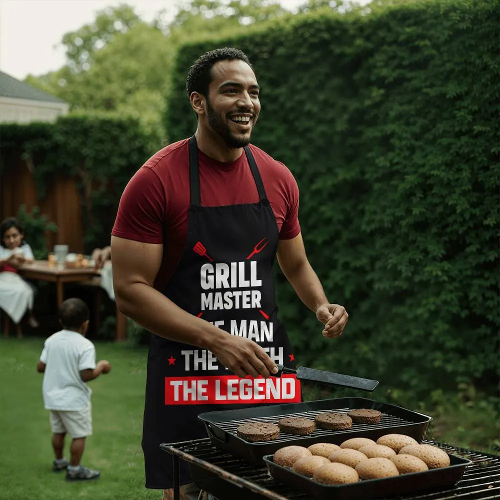 Best Gift For Dad The Custom Cooking Apron The Man The Myth The Legend